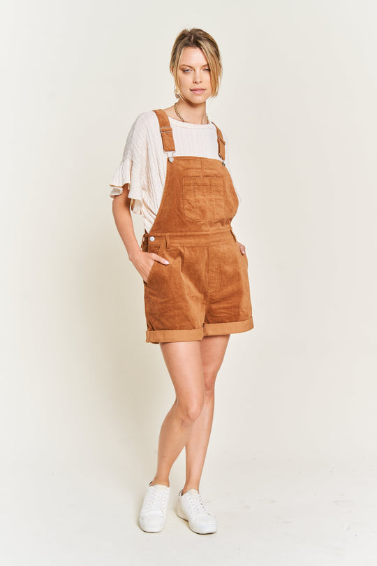 Corduroy Adjustable Shoulder Overalls