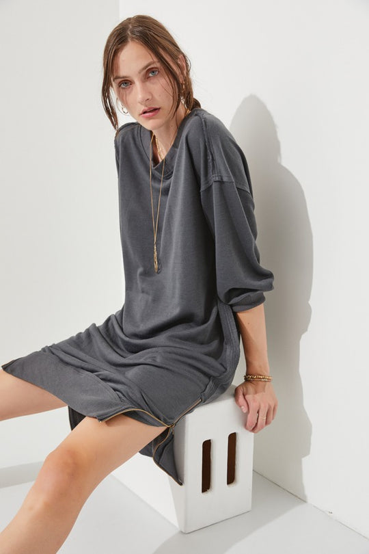 Oversized Long Tunic Dress