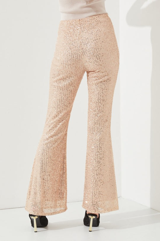 High Waist Sequined Pants