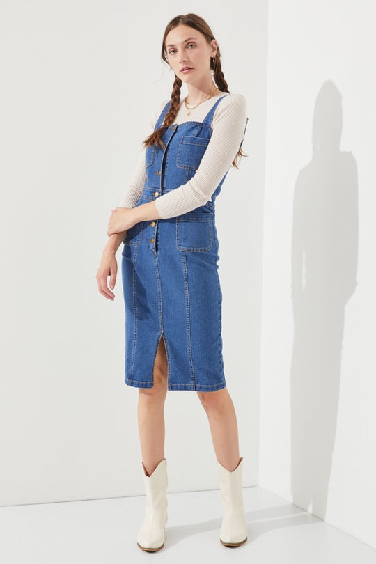 Stretch Denim Dress