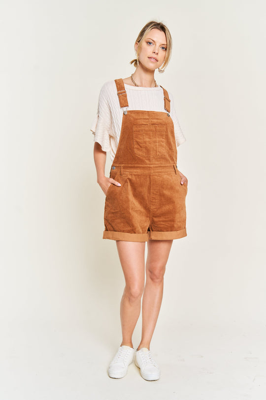 Corduroy Adjustable Shoulder Overalls