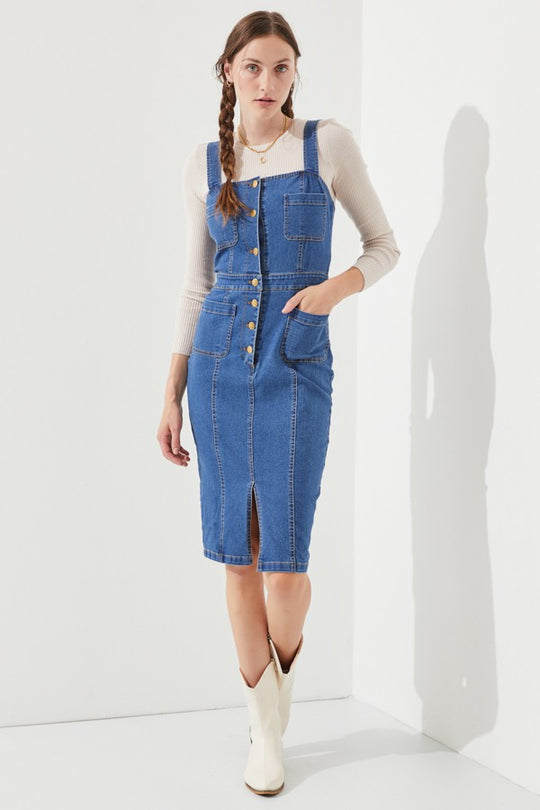 Stretch Denim Dress