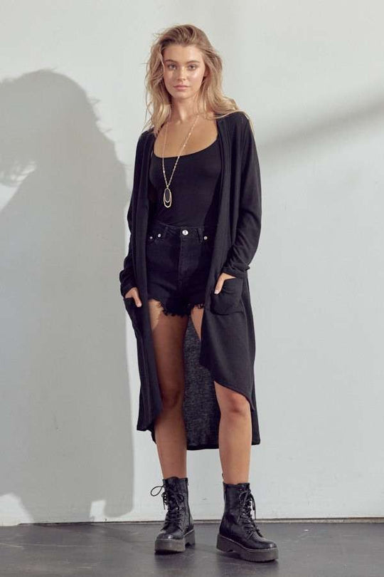 Long Body & Sleeve Cardigan