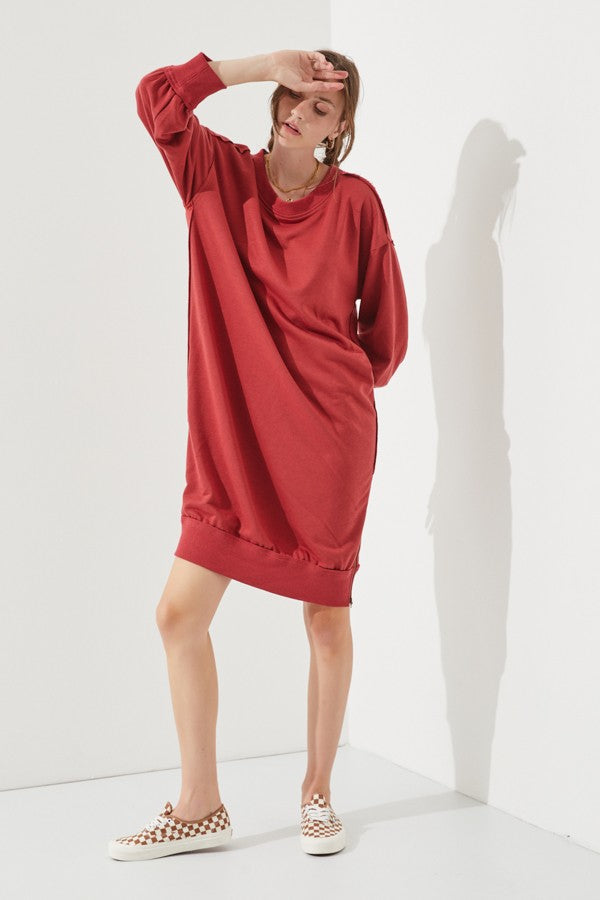 Oversized Long Tunic Dress