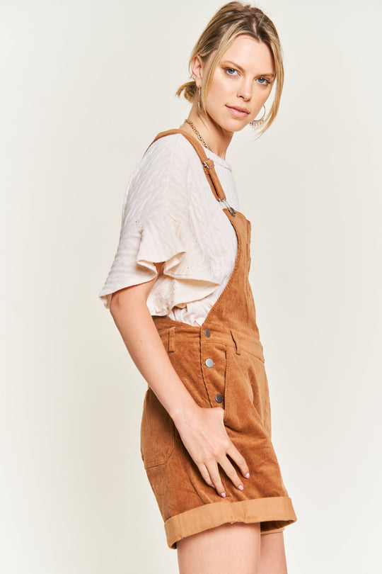 Corduroy Adjustable Shoulder Overalls