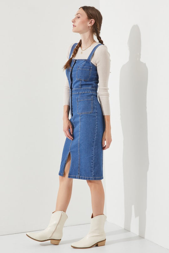 Stretch Denim Dress