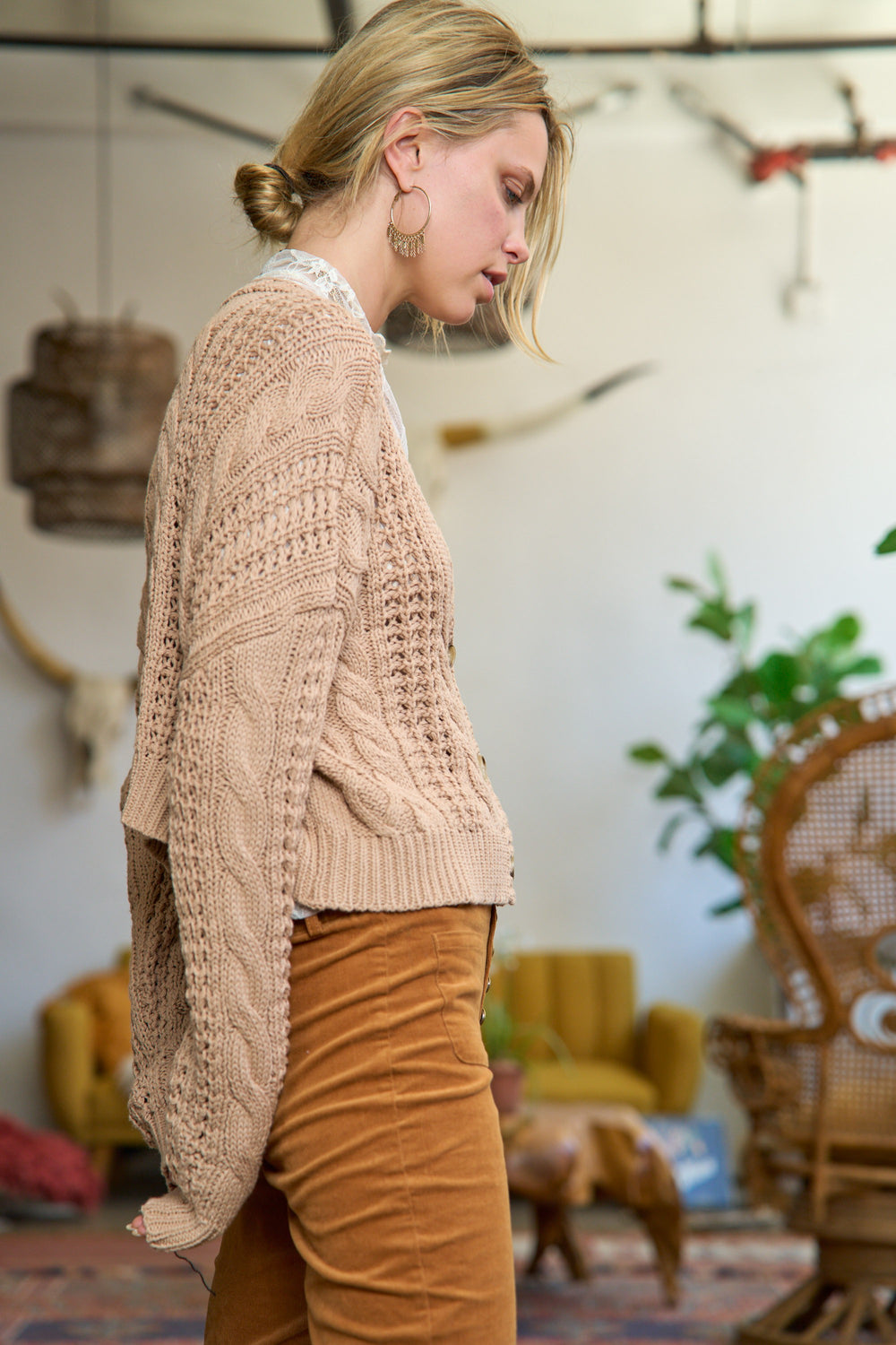 Cable Knit Cardigan