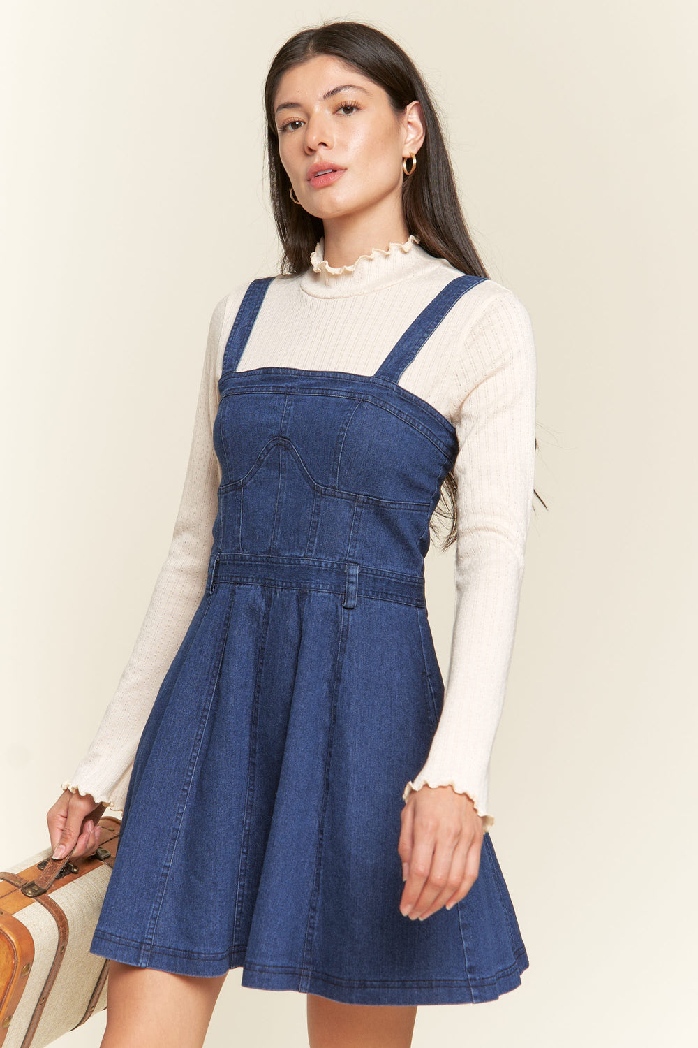 Stretch Denim Dress