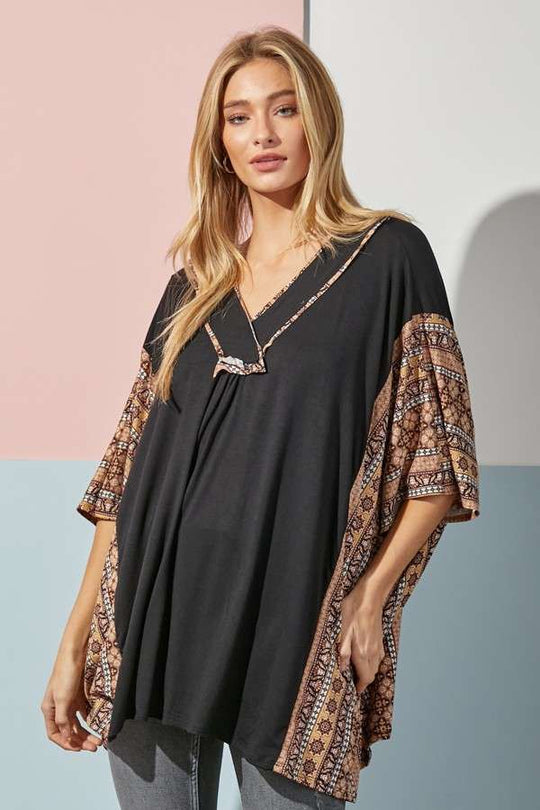 Bohemian Poncho Tunic