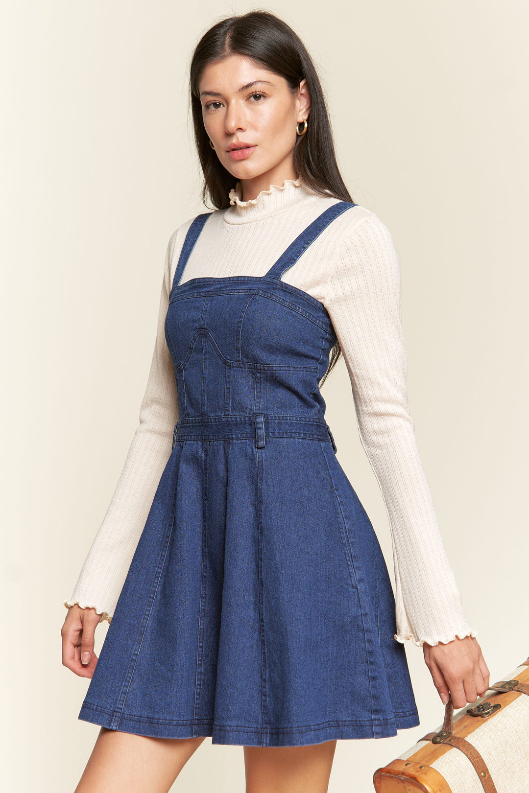 Stretch Denim Dress