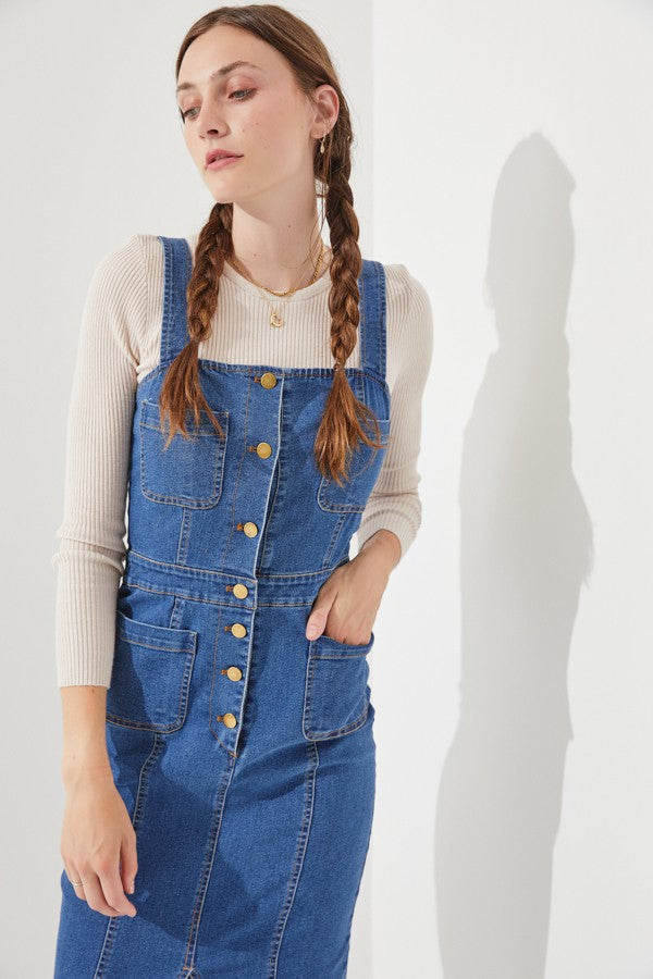 Stretch Denim Dress