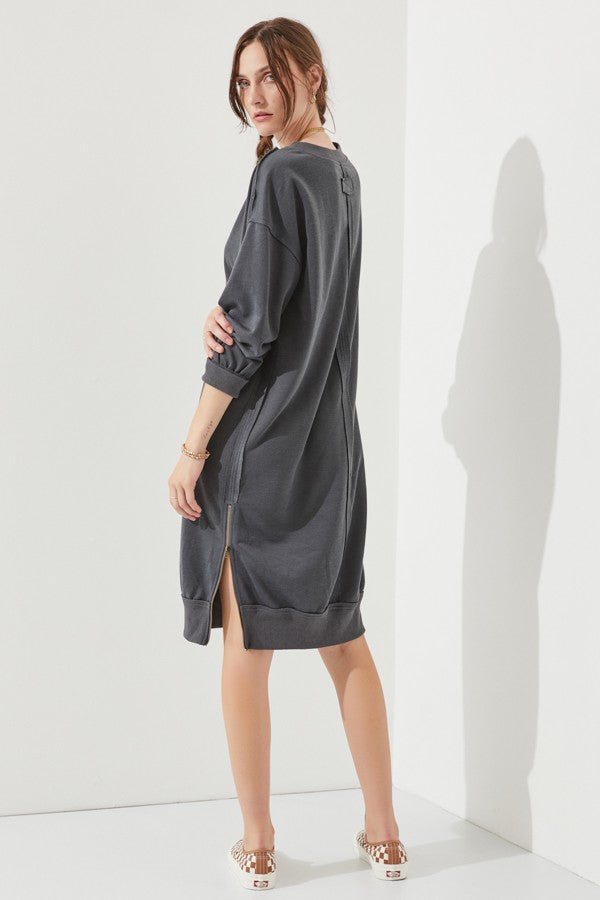 Oversized Long Tunic Dress