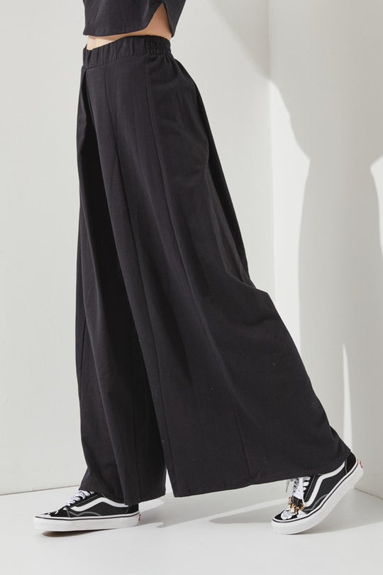 Terry Wide Leg Pants