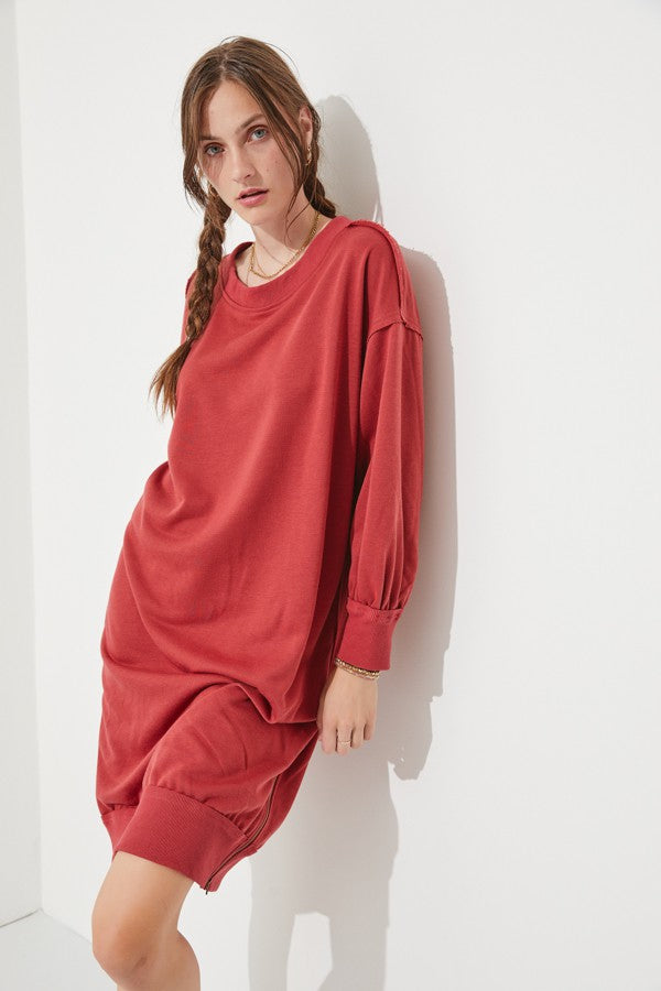 Oversized Long Tunic Dress