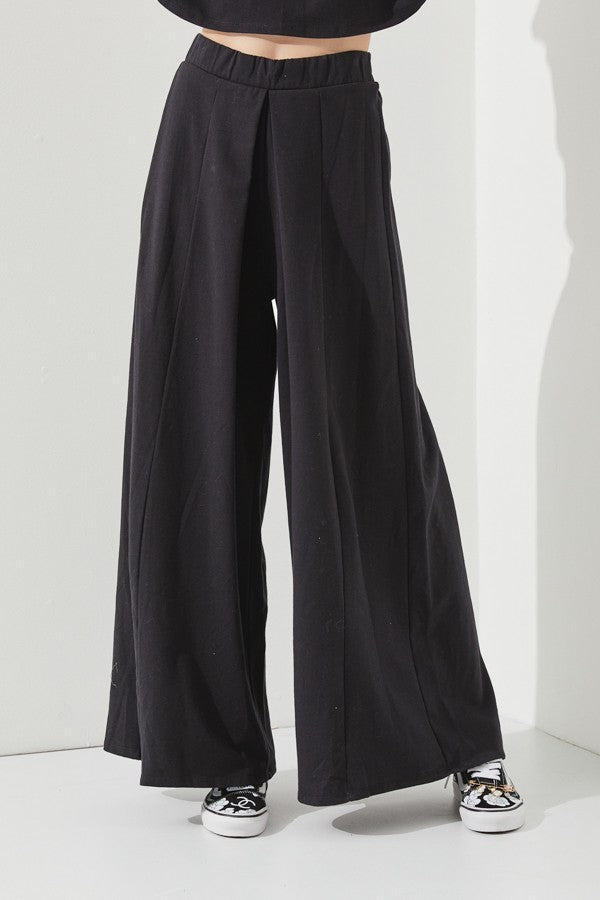 Terry Wide Leg Pants