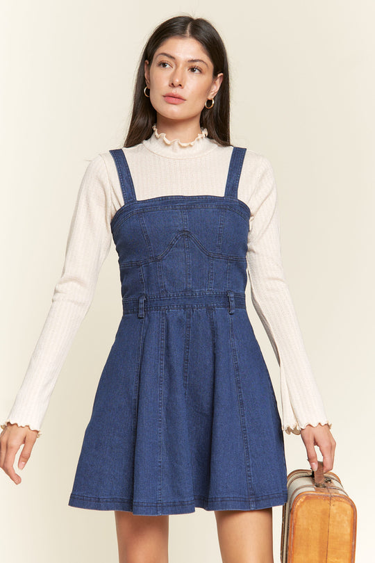 Stretch Denim Dress