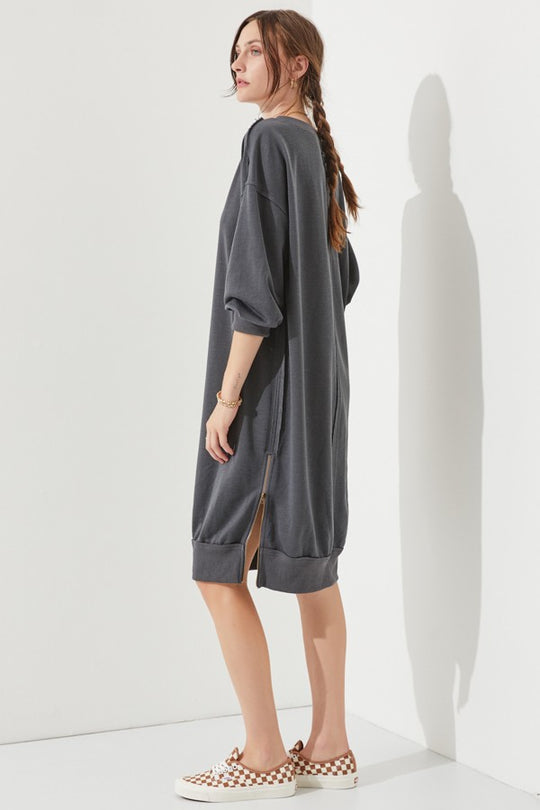 Oversized Long Tunic Dress