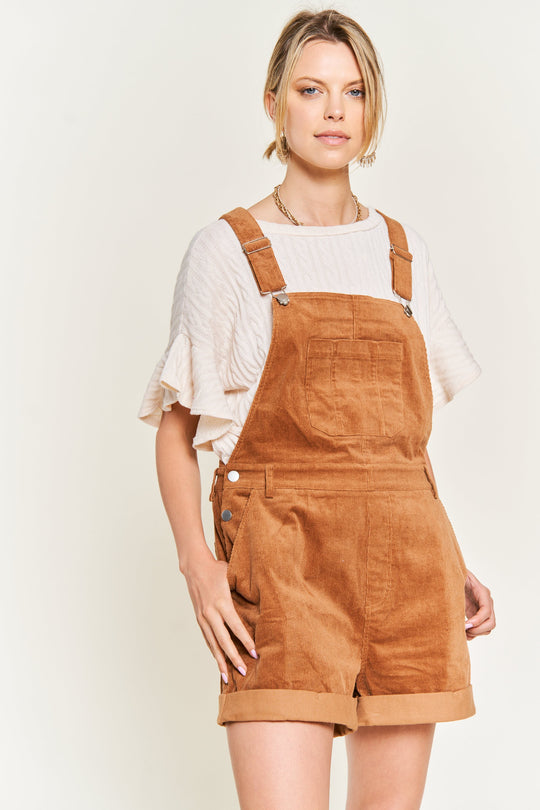 Corduroy Adjustable Shoulder Overalls