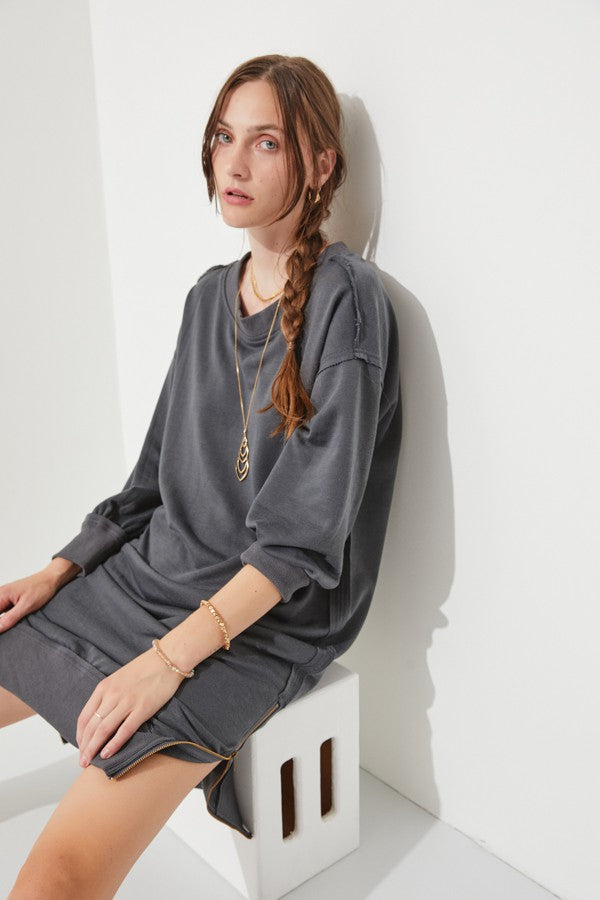 Oversized Long Tunic Dress