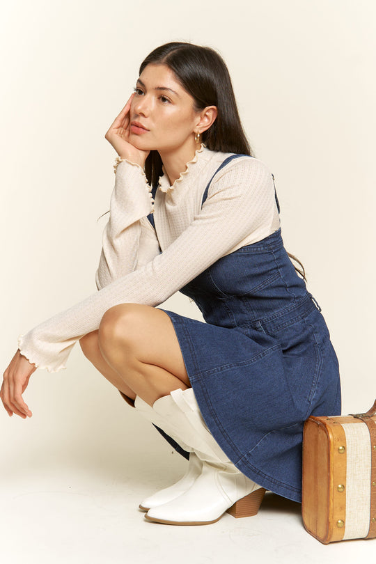 Stretch Denim Dress